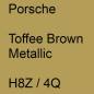 Preview: Porsche, Toffee Brown Metallic, H8Z / 4Q.